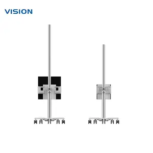 VISION BW-F|铝合金立式显示器移动支架推车 可OEM/ODM定制