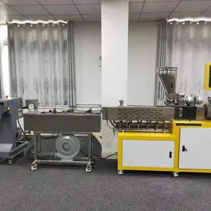 锡华双螺杆实验型造粒机 水下切粒机 风冷拉条可降解塑料