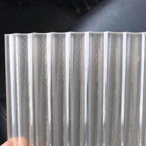 瓦楞玻璃条纹玻璃超白钢化