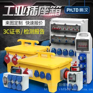 工业防水插座配电箱 检修电源箱 工地二三级开关动力照明防爆控制柜 FXX-T2XX防水防尘防腐插座箱