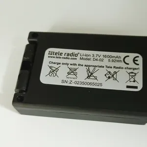 Tele Radio工业遥控器电池D4-02