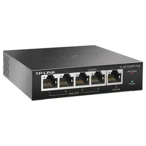 TP-LINK TL-SF1005P-PoE受电POE交换机5口百兆POE供电一体单口30W