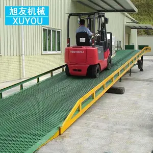 济南旭友移动装卸台升降机升降平台移动登车桥集装箱装卸货平台登车桥