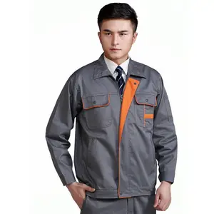 春秋长袖工作服套装工程建筑工地汽修劳保服厂服工程服
