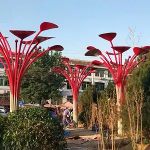 不锈钢异型树雕塑 不锈钢抽象树雕塑