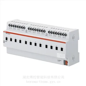 ABB SA/S 12.16.6.2 开关驱动器12路开关控制 KNX总线控制12路独立电气负载