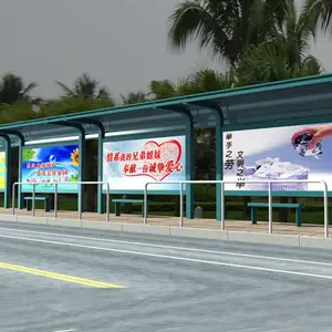 供应长沙候车亭价格-不锈钢公交候车亭定制-裕盛厂家