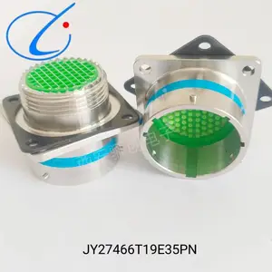 圆形连接器 JY27466T25F46P 46芯方形航空插座 军工接插件 骊创