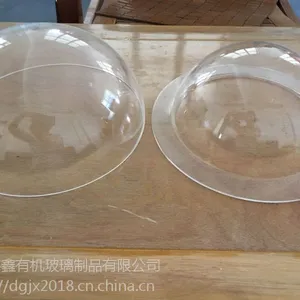 定制新款亚克力半球罩有机玻璃罩子防尘罩半圆形透明塑料球展示罩