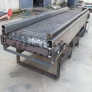 年中大促 重型钢材角铁输送机 链板式建材输送线
