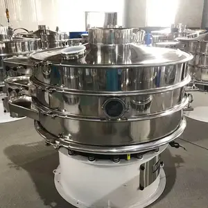 三次元震动筛粉末颗粒除杂分级不锈钢振动筛圆形筛分机自动振筛机