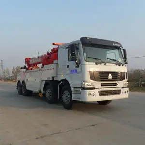 陕汽清障车,陕汽德龙重型前四后八清障车价格,拖吊联体重型事故清障救援车
