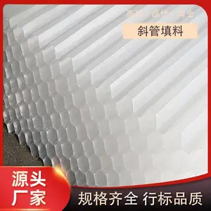 辽源 六角蜂窝斜管填料污水处理规格多样pp材质沉淀池填料现货厂家