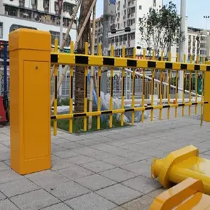 南开区停车场自动识别系统加工定制/小区道闸抬杆订做