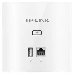 TP-LINK无线86型300M面板AP带USB口WIFI墙壁路由器TL-AP303I-P OE