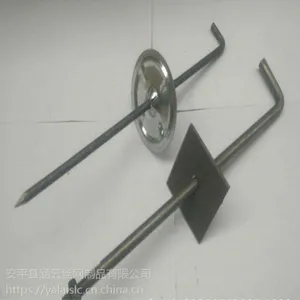 专业生产电厂锅炉炉体烟道低碳钢钩钉,L型钢钉,隔热材料专用保温钉