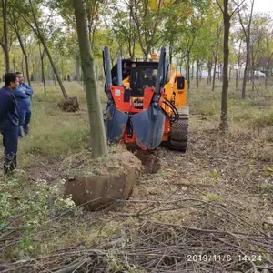 滑移机配 SX-80型 四瓣式挖树机 三贤重工 带土球起树机 经久耐用