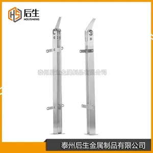 厂家*** 不锈钢201/304立柱 楼梯扶手大刀片 工程玻璃立柱