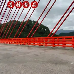 交通桥梁护栏厂家 金属钢护栏安装 防撞桥梁钢护栏