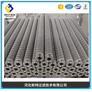 不锈钢波纹状折叠过滤芯 编织网烧结毡滤芯