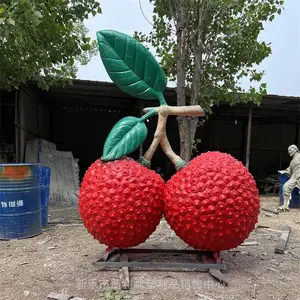荔枝雕塑装饰精品工厂 北京各类荔枝雕塑标准