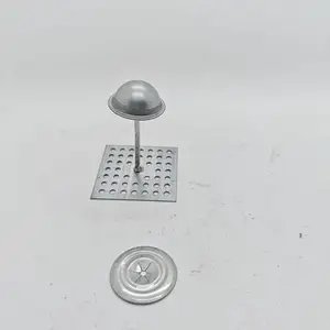 多孔网眼底盘保温钉 管道胶水粘贴保温钉 配自锁垫片盖帽套件 现货批发