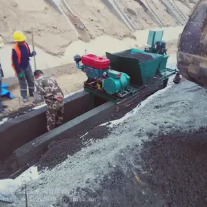 鑫迎全自动水渠机厂家 旧渠改造水渠成型机 一次成型混凝土水沟