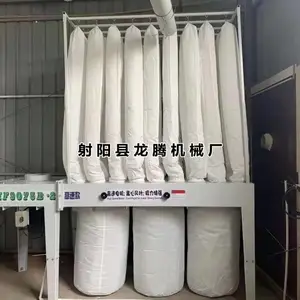 极简易布袋吸尘机四桶木工除尘设备吸尘器江苏无锡专售工业吸尘机