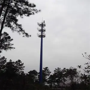 鑫丰 35米5g信号塔 移动信号塔 30米快装塔 单管塔安装