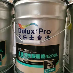 水性丙稀酸面漆D4208L哑光白色20L