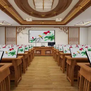 宏教通 书画学习机 智慧书画一体教室 智能书法美术临摹学习教学设备