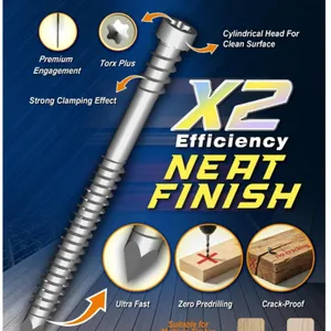 EC Fastener 钻石尖防开裂甲板螺丝