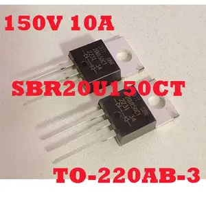 SBR20U150CT 超势垒整流器(SBR) ITO-220AB-3 150V 10A 20U150CT 全新原装 DIODES(美台)