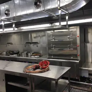 广州酒店餐厅环保厨房设备设计安装不锈钢厨具设备加工制造