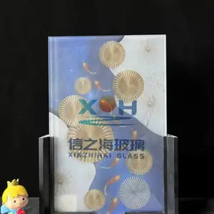 天津绢画玻璃夹丝玻璃装饰玻璃