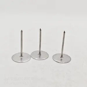 不锈钢风管焊钉 圆盘底座保温焊钉 通风管道岩棉玻璃棉固定碰钉