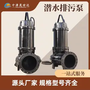 大功率污水泵 中津晟世达 均匀式潜水排污泵SSD150WQ120-25-15kw