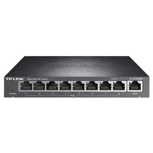 TP-LINK TL-SF1009P 8口全供电 9口标准POE交换机百兆 48V供电器