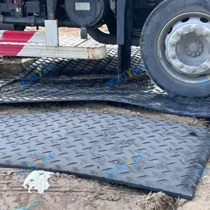 隧道泥泞软基铺路板 轻量化可拼接可反复周转铺路垫板