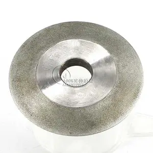 东巨1EE1双斜边电镀合金砂轮 45度钻石砂轮直径150mm