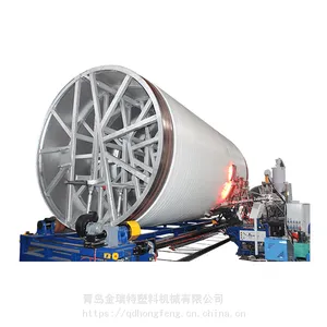 PP立式缠绕储罐设备,PPH无缝缠绕储罐生产线