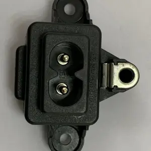 插座开关之BEJ贝尔佳ST-A03-008B 锁螺孔八字形PCB电源插座
