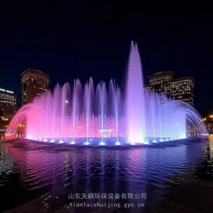 广场景观水景音乐喷泉设计安装304不锈钢喷泉设备全套定制