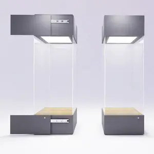 玻璃展柜 博物馆展柜-俯视柜/平柜 外观平整,无凹凸不平现象 玻璃展柜