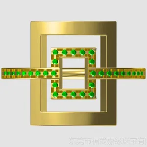 ������Ƕ��ʯ��ָ��� ��ɫ ���ָ������ˮ����Ʒ�ӹ�����