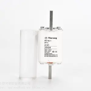 陶瓷保险丝RT16-1熔芯500V低压熔断器NT1 250A熔芯熔断器芯子
