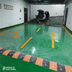 朝兴定制环氧砂浆自流平地坪 地下车库防滑坡道