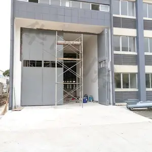 供应电厂不锈钢折叠大门-安徽华旦