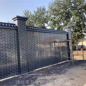 施工围挡多少钱一米 山东彩钢围挡定制安装 找潍坊万隆钢结构