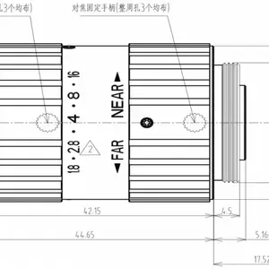 长步道可见近可见近红外镜头镜头VI1602A